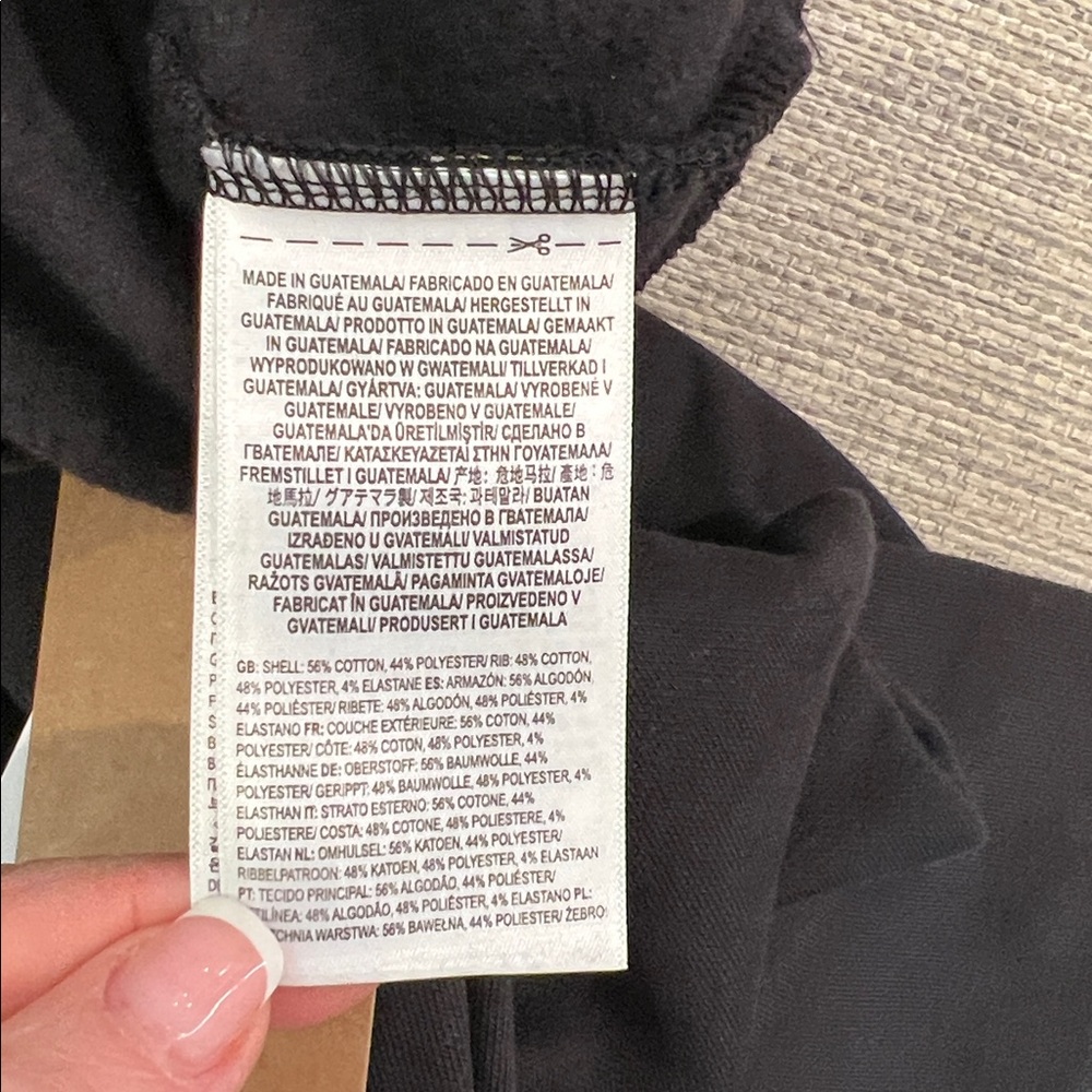 NWT Vans Shining Black Full-Zip Hoodie - Picture 10 of 12
